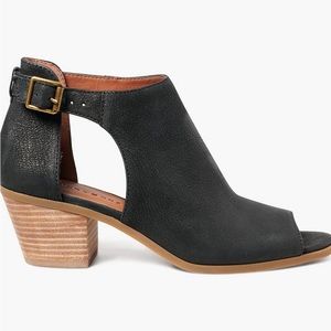 Lucky Brand Barimo Open Toe Leather Booties
